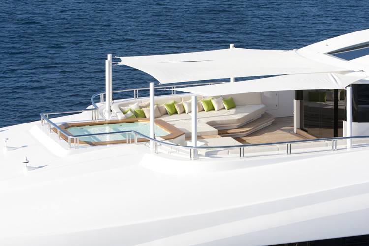 From Above: Yacht MOGAMBO's Sun Deck Photograph