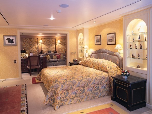 Evening: Yacht LEANDER G's Main Master Stateroom Captured