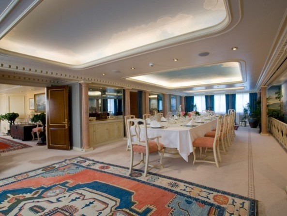 Profile: Yacht LEANDER G's Eating/dining Saloon Image