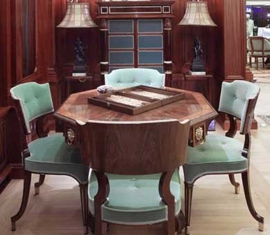 Saloon Aboard Yacht SAMAR