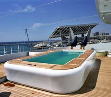 Jacuzzi Pool On Yacht SAMAR