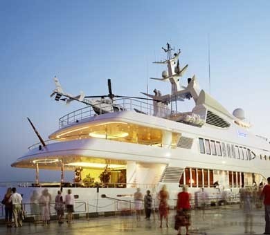 In Portside Aboard Yacht SAMAR