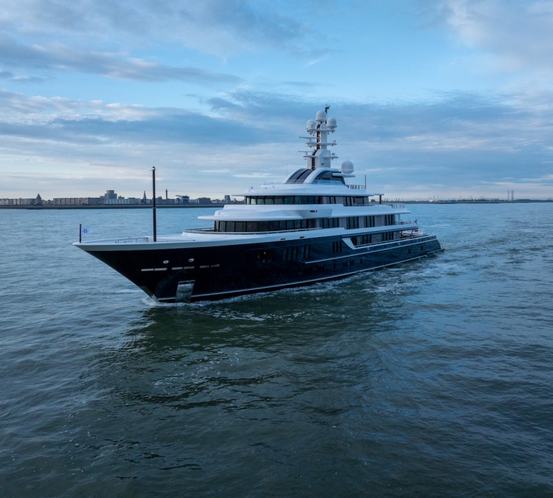 79m Superyacht MOONSTONE Delivered By Damen Yachting Following An Extensive Refit - 2025