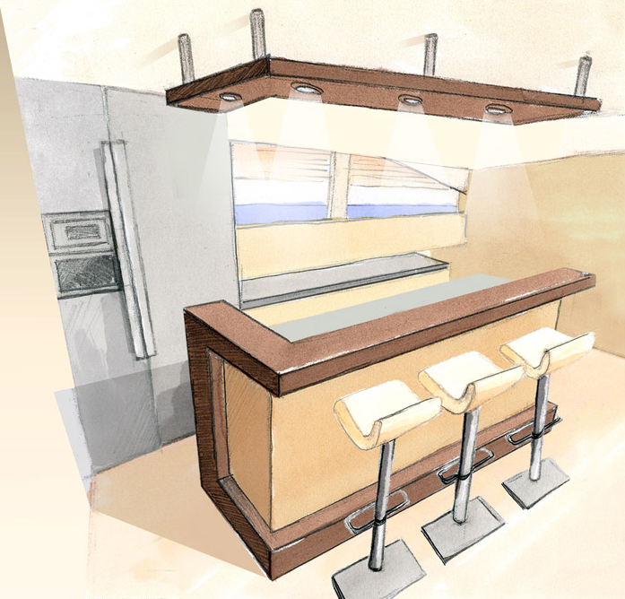 80 Sunreef Power - Bar area