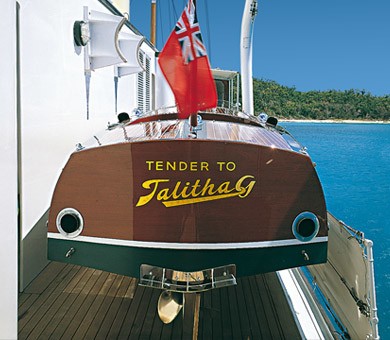 Aft: Yacht TALITHA's Ship's Tender Captured