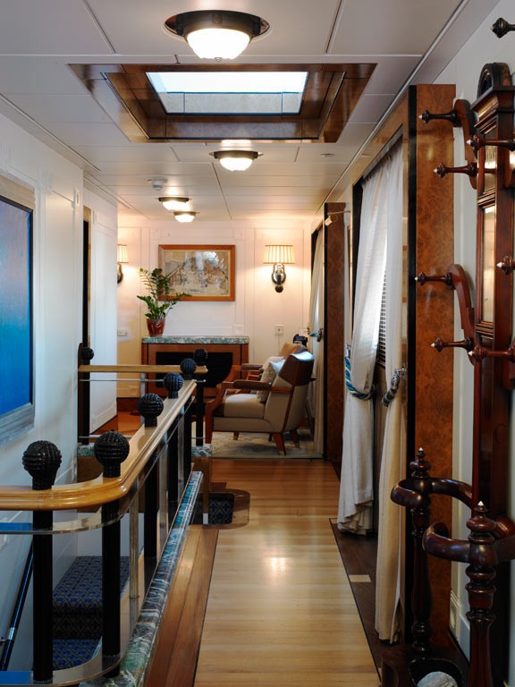 Cardroom On Board Yacht TALITHA