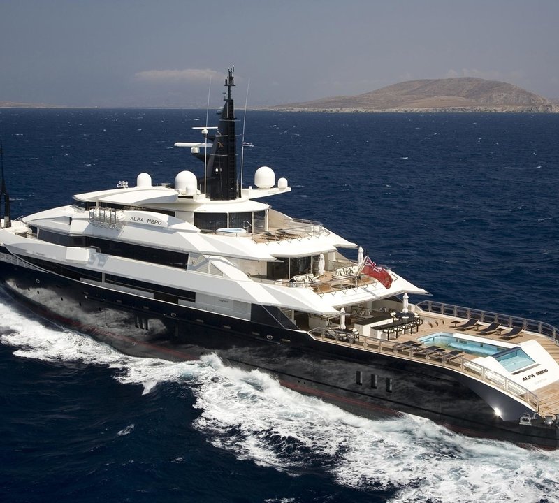 Aft Aspect: Yacht ALFA NERO's Cruising Captured