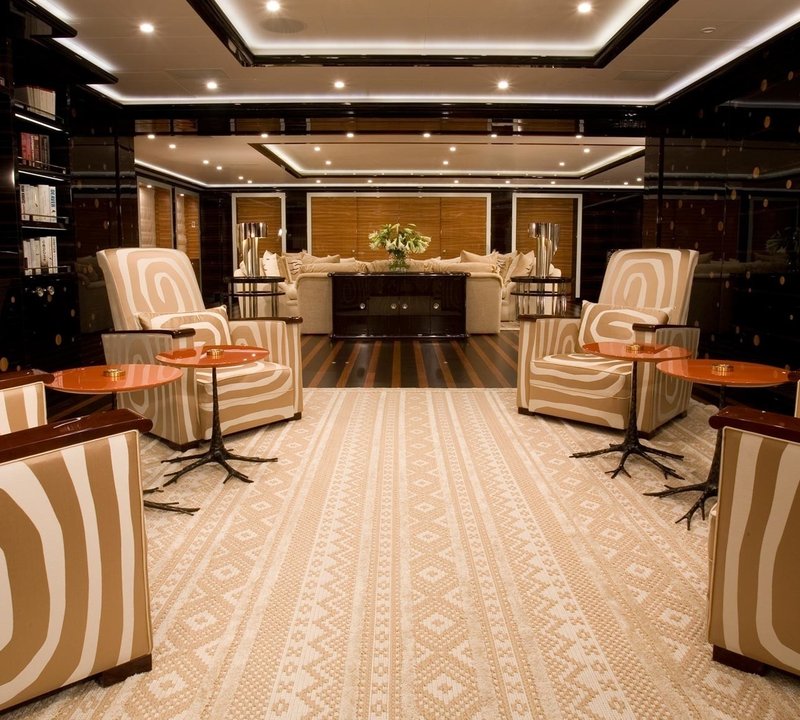Personal Saloon On Board Yacht ALFA NERO