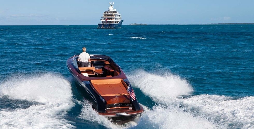 Ship's Tender Including Cakewalk On Board Yacht AQUILA