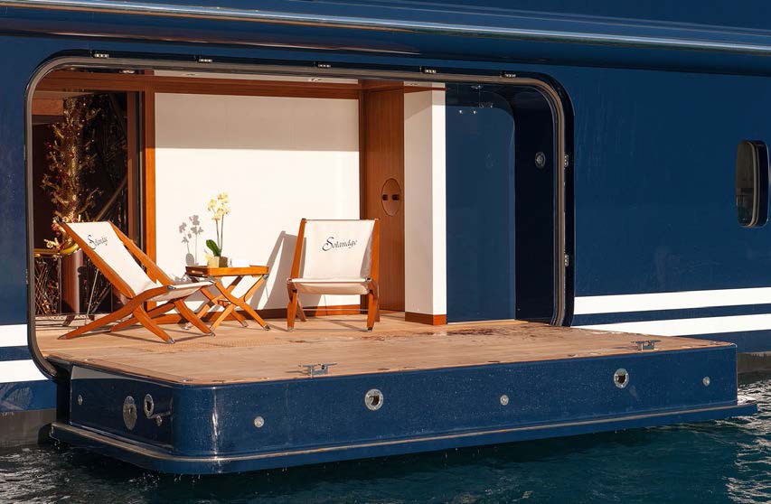 Beach Beachclub Aboard Yacht SOLANDGE