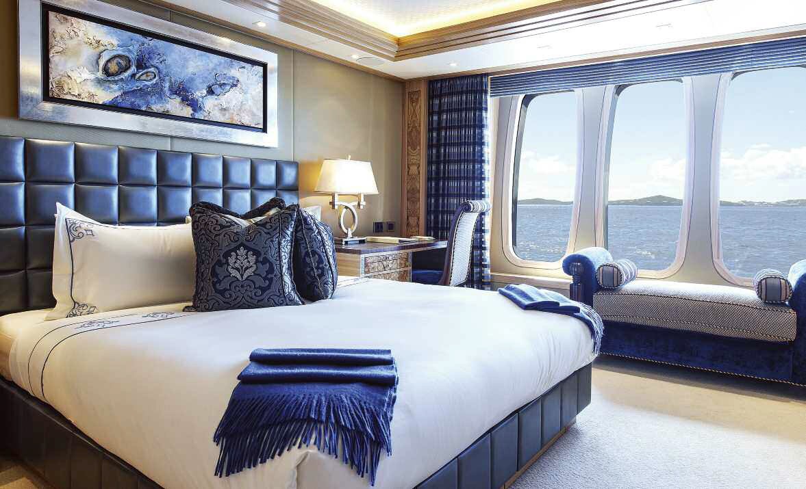 Guest's Suite On Board Yacht SOLANDGE