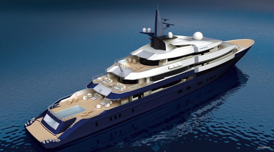 Artist Rendering On Yacht SEVEN SEAS