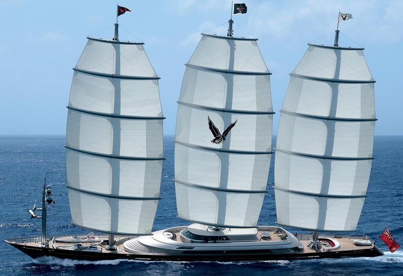 The 88m Yacht MALTESE FALCON