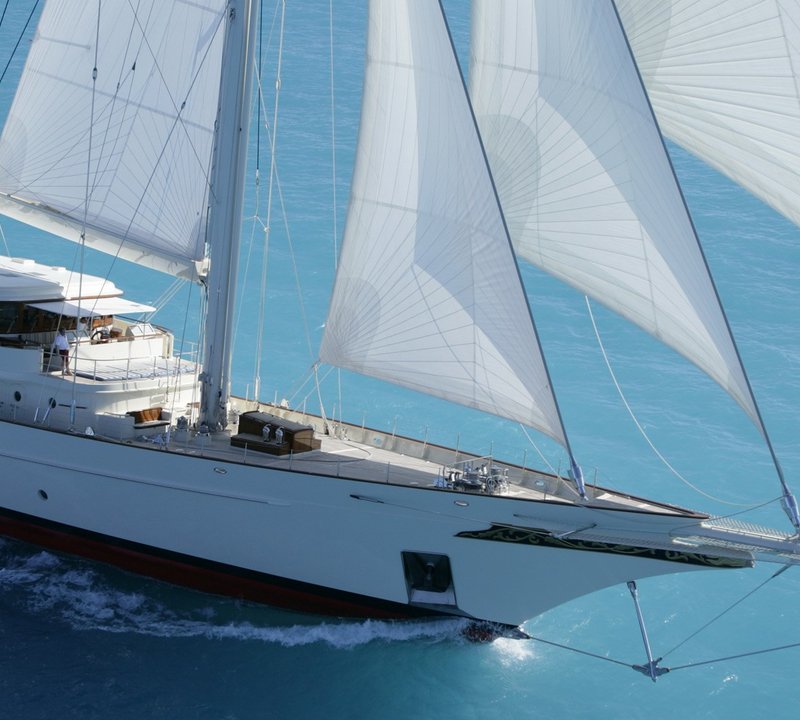 Fore Aspect: Yacht ATHENA's Cruising Captured