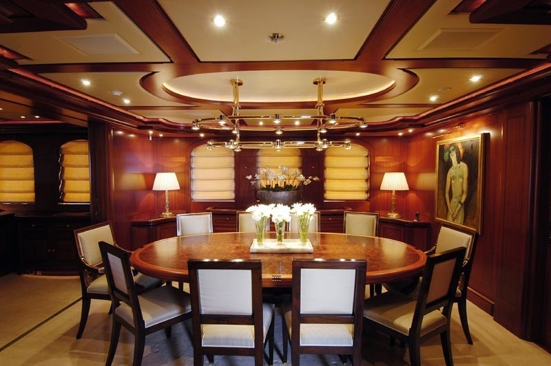 Eating/dining Saloon On Yacht ATHENA