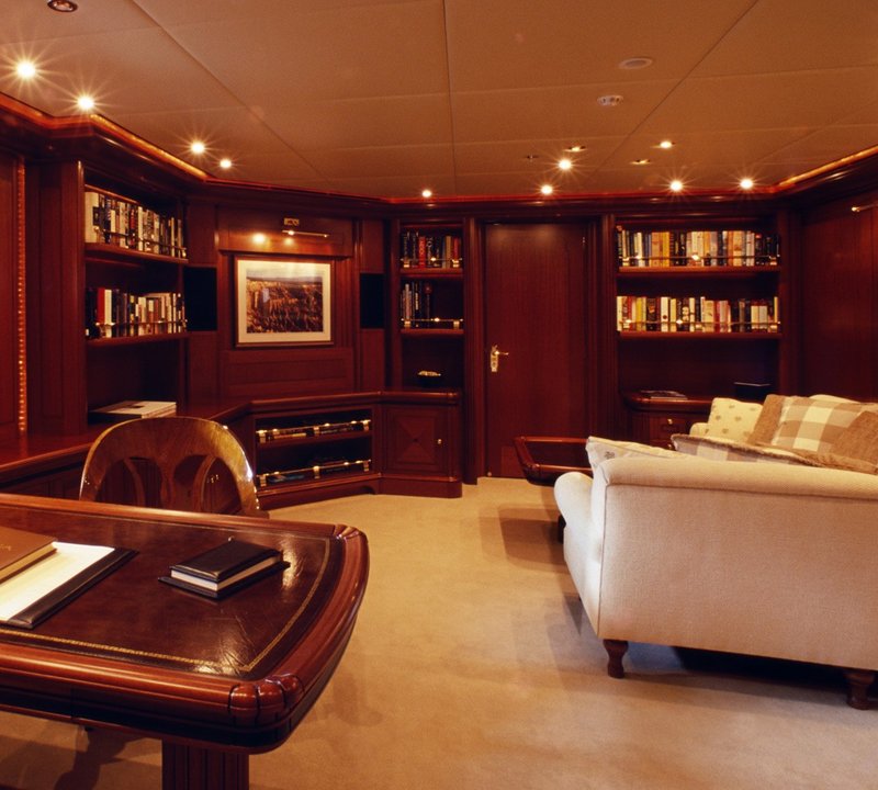 Aspect: Yacht ATHENA's Personal Saloon Pictured