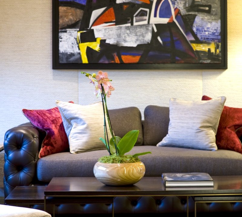 A Close Up Of The Art In The Premier Saloon On Yacht INDIAN EMPRESS