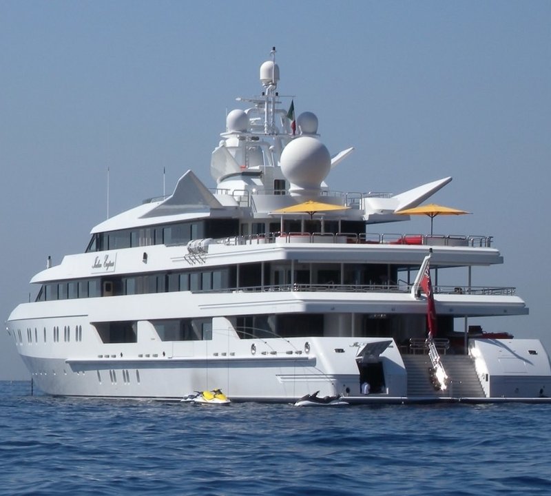 A Aspect Of The Aft Deck Aboard Yacht INDIAN EMPRESS