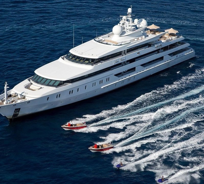 Cruising Including Ship's Tenders Aboard Yacht INDIAN EMPRESS