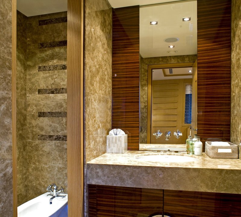 Daytime Toilet Aboard Yacht INDIAN EMPRESS