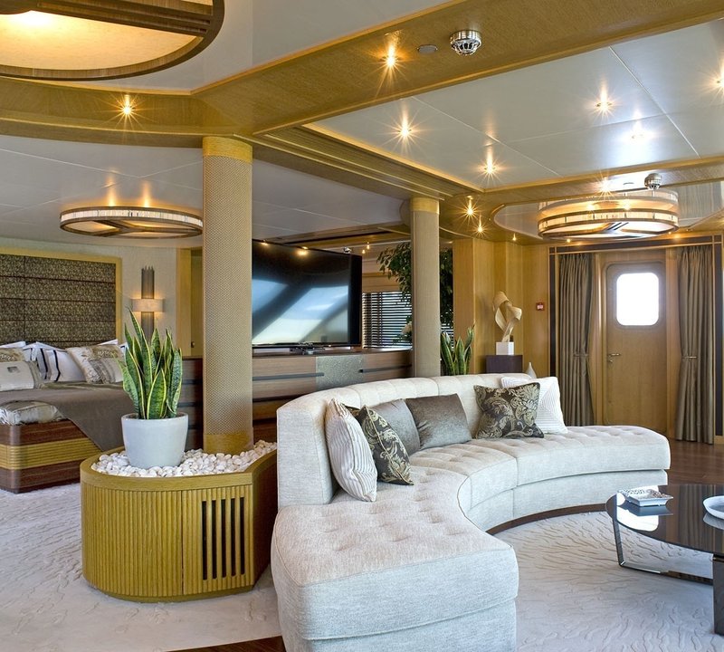 Main Master Stateroom Zone On Board Yacht INDIAN EMPRESS