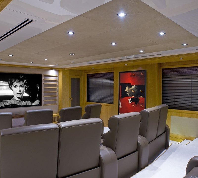 Movie Cinema Aboard Yacht INDIAN EMPRESS