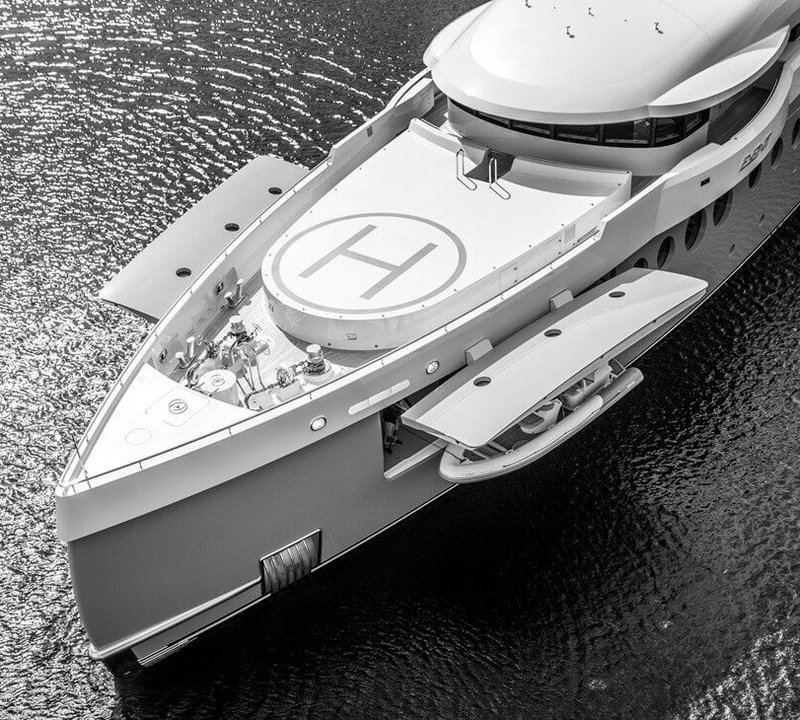 AMELS 199 Limited Edition Yacht - Bow