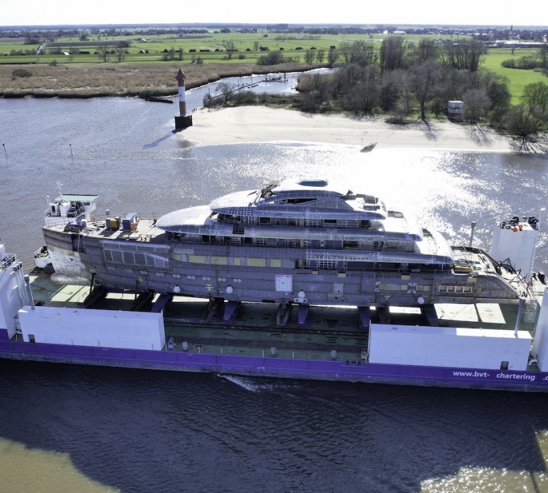 Ace21 Project By Lurssen Transported  - Photo By DrDuu