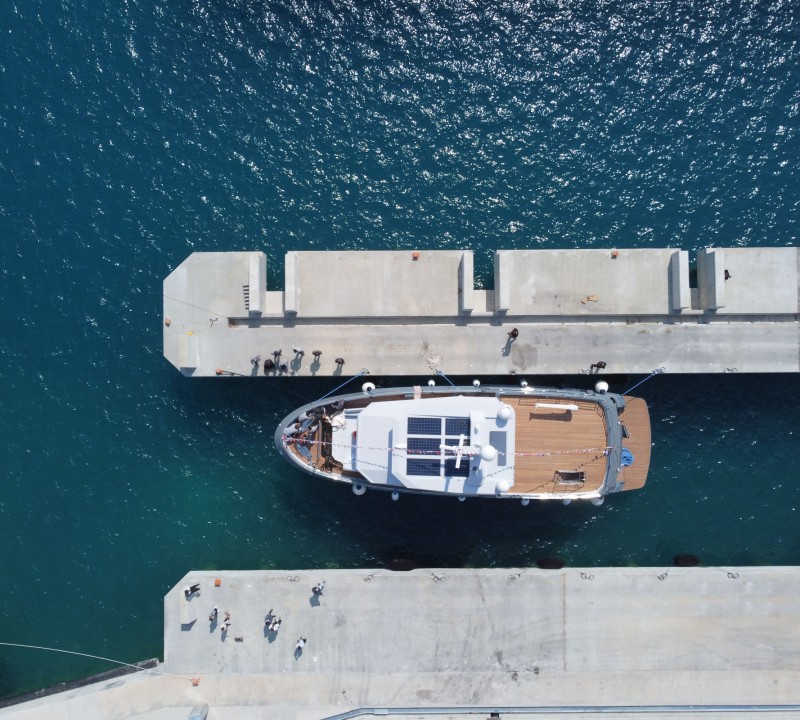 Aerial Shot After Launch
