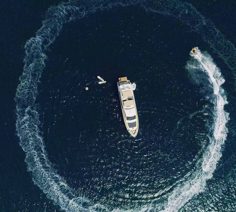 Aerial Shot With Watertoy