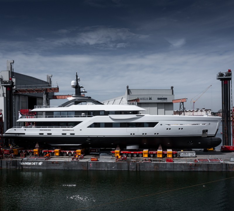 Amels 6002 Superyacht Project WITCHRAFT Launched