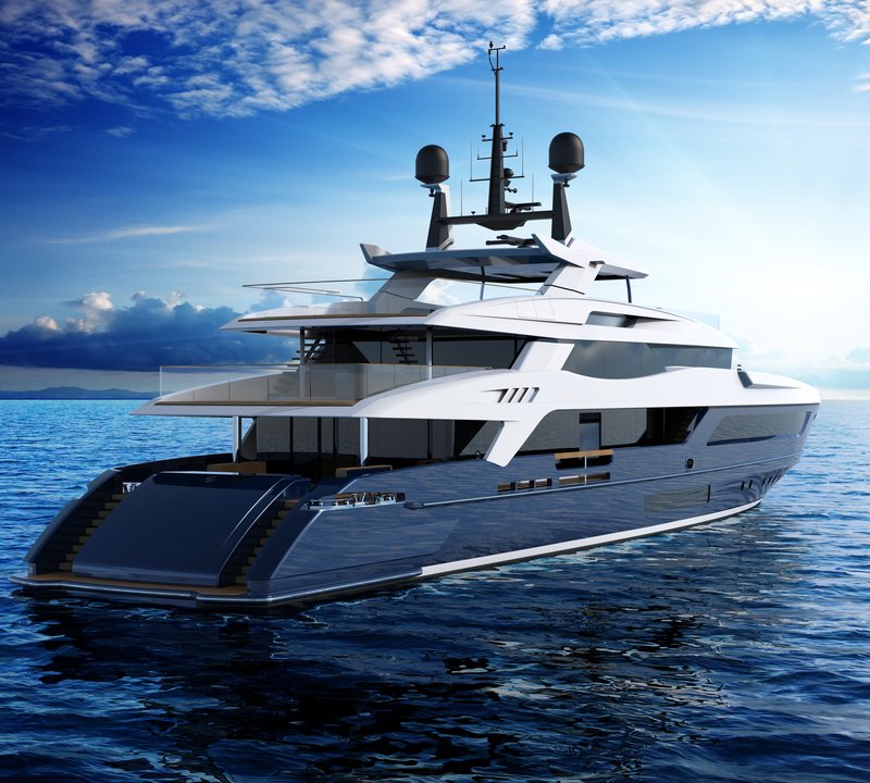 Baglietto 55m Render - Exterior