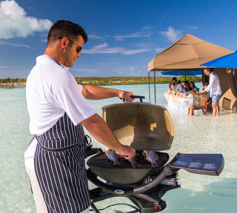 Beach BBQ Set Up
