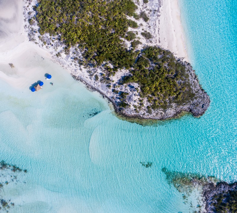 Beach Setup Aerial