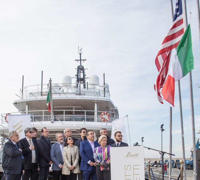 Benetti MY Spectre Delivery Ceremony