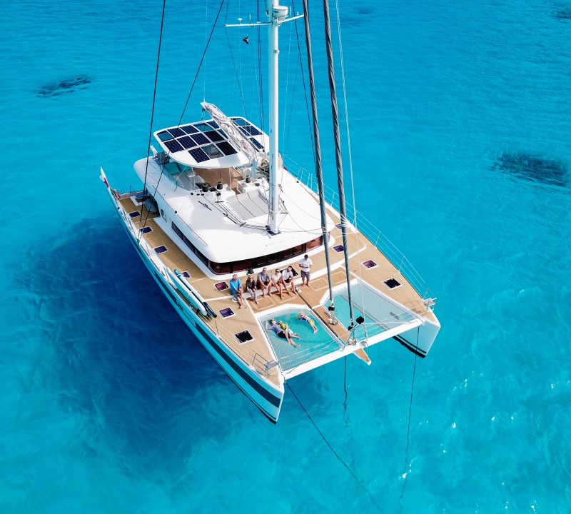 Bora Bora With Catamaran Ocean View