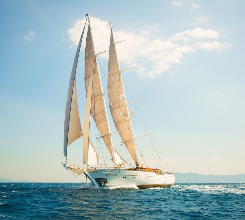 Bow View Under Sail