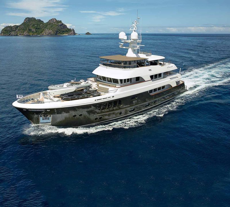 CARYALI Alloy Yacht Underway