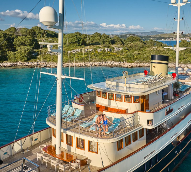 CASABLANCA Close Up Of The Yacht