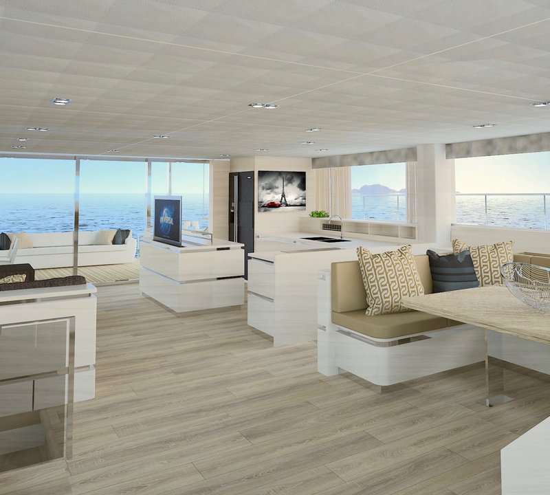 Saloon Looking Aft