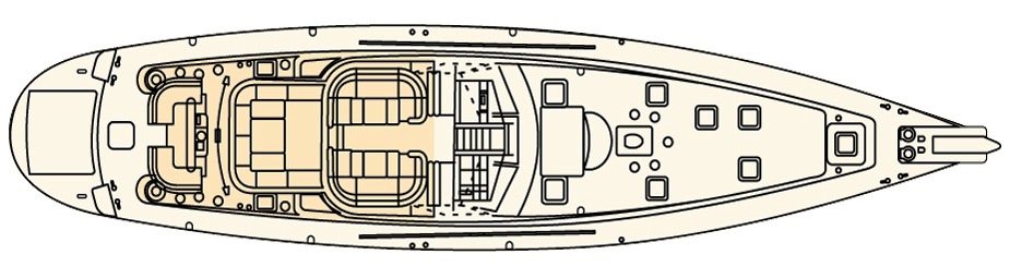 CELANDINE -  Main Deck Layout