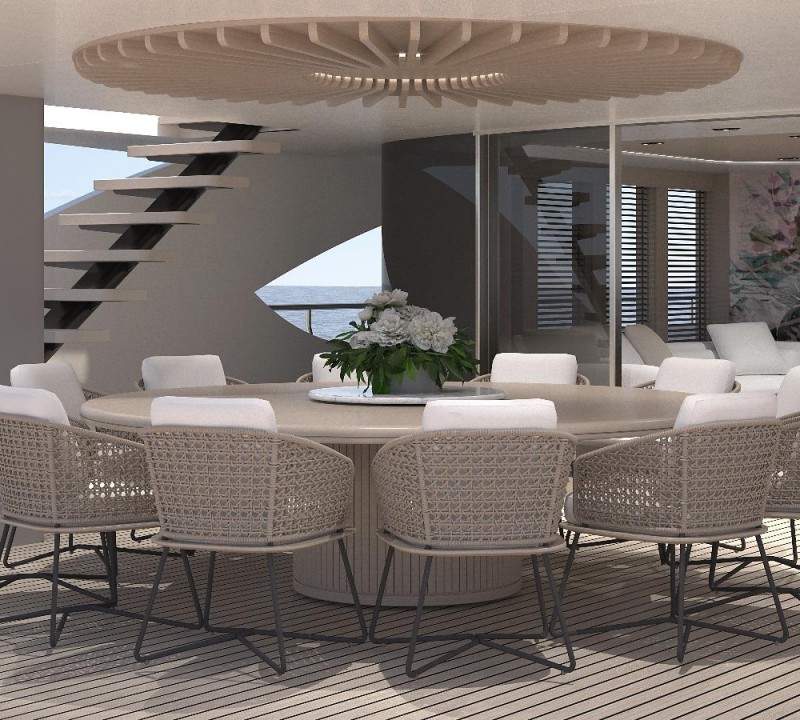 Bridge Deck Aft Dining