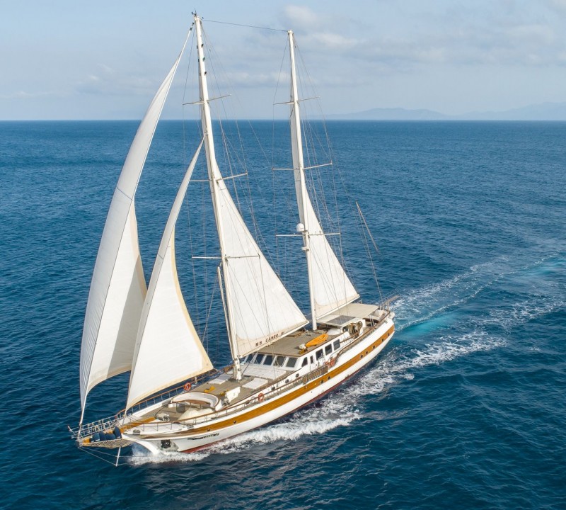 Gulet CANER IV - Under sail