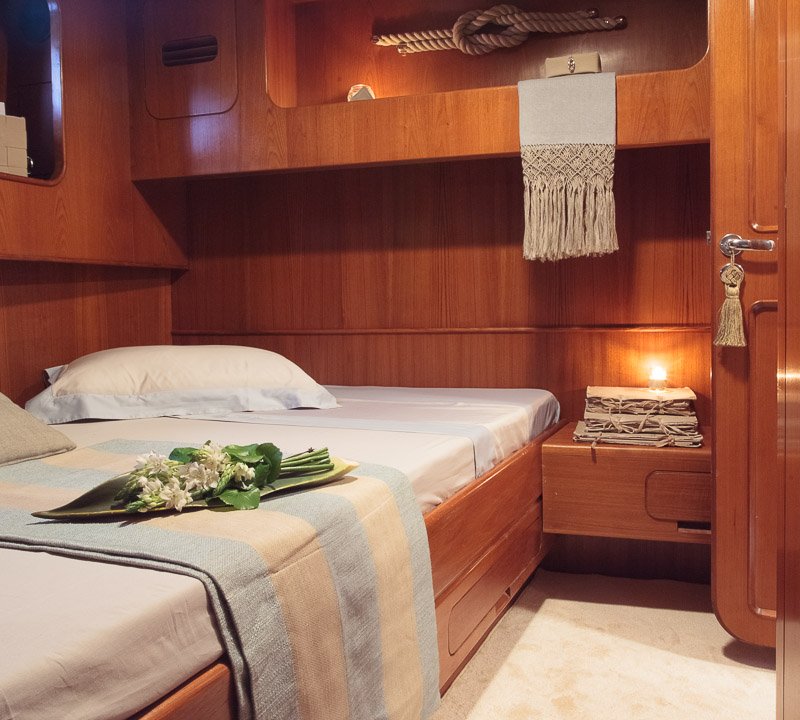 Charter yacht MY LOTTY - aft guest cabin