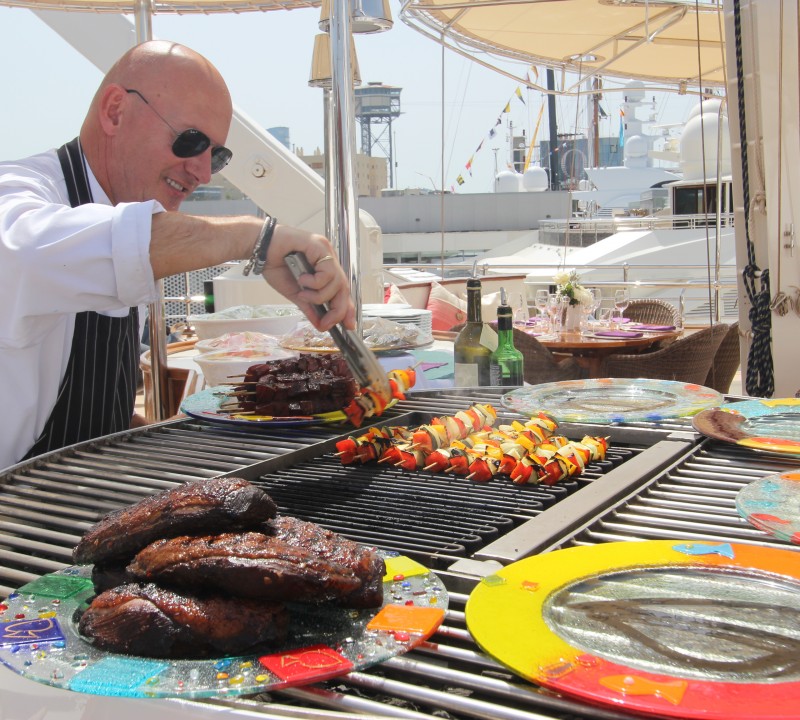 Chef Toine Smulders At MYBA Charter Show