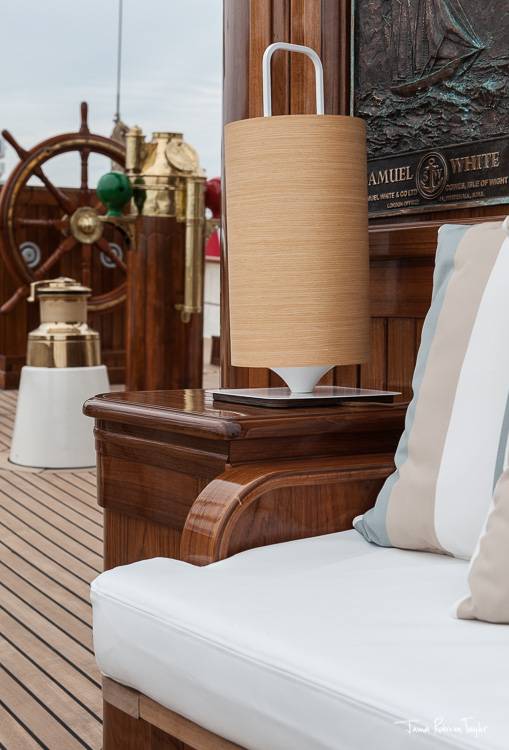 Classic Sailing Yacht XARIFA -  Seating detail