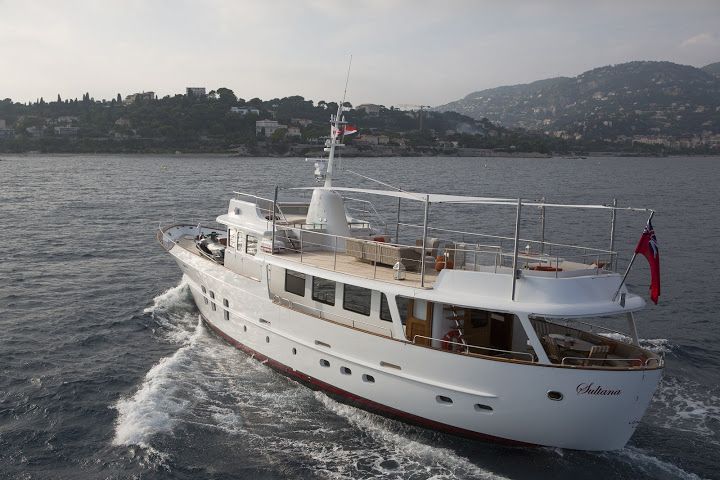 Classic Yacht SULTANA -  Aft View