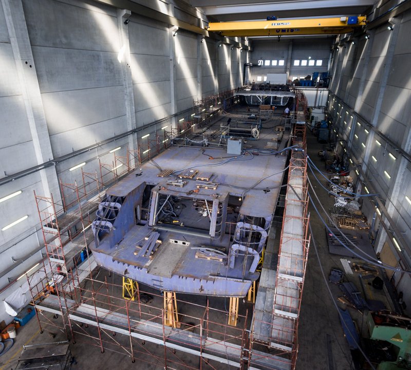 Codecasa Hull F74 Under Construction