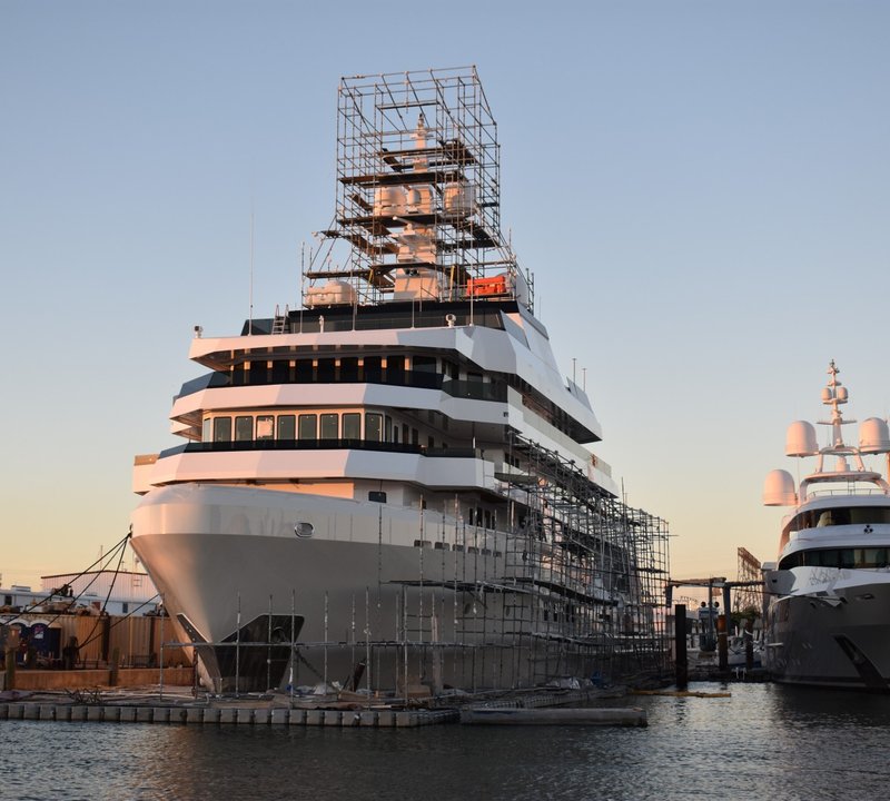 DANAH VOYAGER Explorer Yacht At Dania Cut