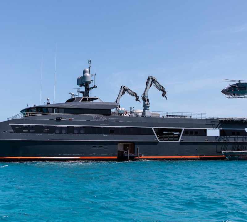 Exterior With Helicopter